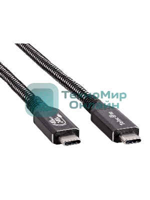 Кабель USB4 TypeCM/CM 8K@30Hz, 40Gbps, PD 240W, медь Telecom 2м TUS840-2M