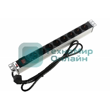 Блок распределения питания ЦМО R-16-8S-V-440-1.8 гор.размещ. 8xSchuko базовые 16A Schuko 1.8м