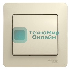 Выключатель 1-кл. СП Glossa 10А IP20 10AX в сборе беж. SchE GSL000212