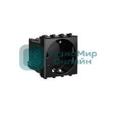 Розетка ДКС 4402002 2 мод. 3п 2P+E Avanti 