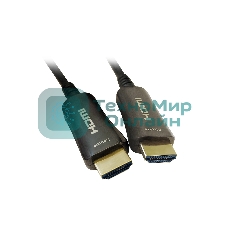 Кабель аудио-видео Digma HDMI 2.0 AOC HDMI (m)/HDMI (m) 20м. позолоченные контакты черный