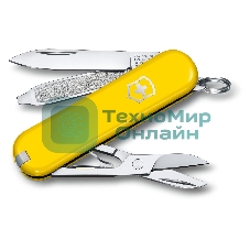 Нож перочинный Victorinox Classic Sunny Side (0.6223.8G) 58мм 7 функций карт.коробка