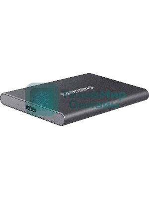 Внешний SSD Samsung T7, 2TB, USB 3.2 Gen 2 Type-C, R/W 1050/1000, титан