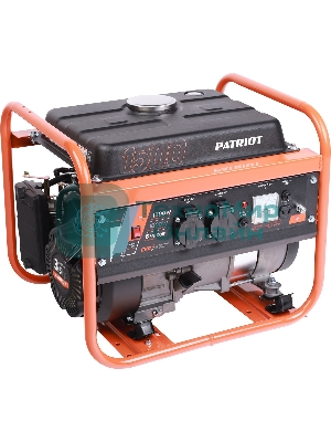 Электрогенератор бензиновый Patriot GRS 1500, 1.2 кВт, 62 дБ, 24 кг
