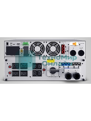 Источник бесперебойного питания CyberPower OLS10KERT5U Online 10000VA/10000W USB/RS-232/Dry/EPO/SNMP/CloudCard/(4 IEC С13, 4 IEC C19, terminal block)/bat.detect./МВ NEW