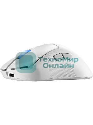 Мышь беспроводная/проводная ASUS ROG Keris II Ace белый, 42000 dpi, радиоканал, Bluetooth, USB, кнопки - 6