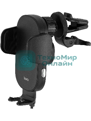 Автомобильное зарядное устройство Buro BUQC15 15W 2.5A (QI) USB-C универсальное черный