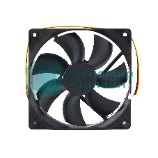 Вентилятор для корпуса Gembird черный, 120 мм, 1550 об/мин, 22.5 дБ, 3 pin