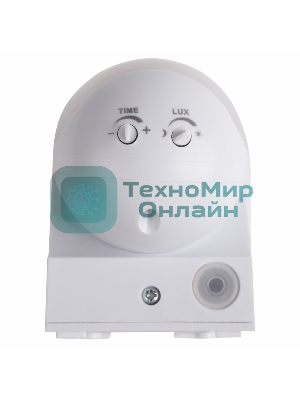 Датчик движения настенный REXANT ДДС 03, 180град.,1200Вт,10-2000Лк, 12 м,10-420 сек,IP44 11-9211