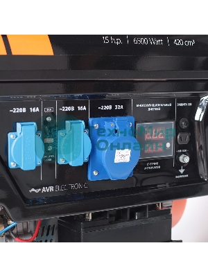 Электрогенератор бензиновый Patriot GP 7210LE, 6.5 кВт, 78 дБ, 86 кг