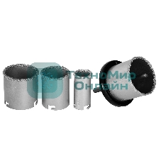 Набор коронок KRAFTOOL 3340_z01кольцевые с напылением из карбида вольфрама 4шт 33-53-67-73мм