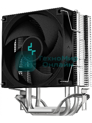 Кулер для процессора DEEPCOOL AG300 серебристый, 92 мм, алюминий/медь, 3050 об/мин, 30.5 дБ, 4 pin, 150 Вт, 129 мм