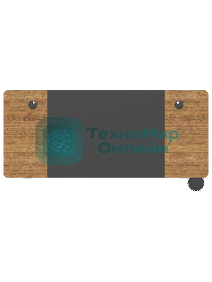 Стол игровой Cactus CS-EDL-BAWD столешница МДФ черный дуб антик, каркас черный