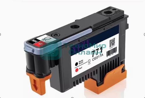 Печатающая головка NVPrint 771 (NV-CE017A-RE) Matt Black/Chromatic Red для HP (восстановленная, совместимая)
