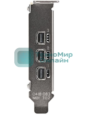 Видеокарта PCIE16 NVIDIA T400 4GB GDDR6 3x Mini DisplayPort OEM (только карта)