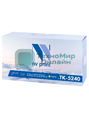 Картридж NVPrint совместимый Kyocera TK-5240 Yellow для ECOSYS P5026cdn/P5026cdw/M5526cdn/M5526cdw (3000k)