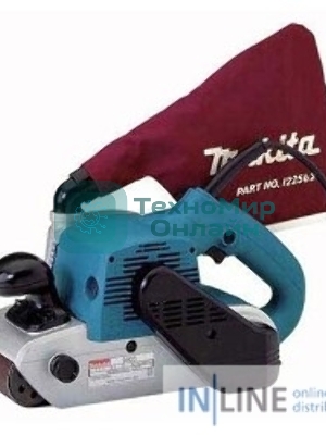 Ленточная шлифовальная шашина Makita 9403 ЛШМ,1200Вт,100х610мм,500м\м,5.9кг,кор,п\сборник