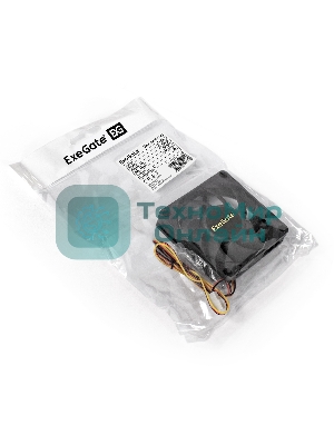 Вентилятор для корпуса ExeGate ExtraSilent ES07015S3P черный, 70 мм, 2000 об/мин, 18 дБ, 3 pin