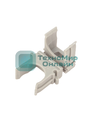 Крепеж-клипса Rexant для трубы ø 20 мм серая (10 шт./уп.)