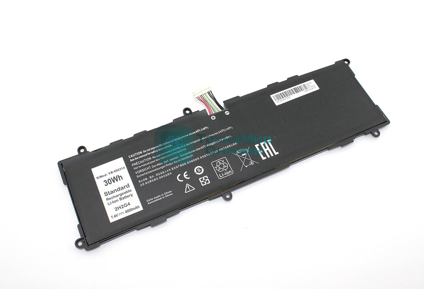 Аккумуляторная батарея для ноутбука Dell Venue 11 Pro 7140 7.4V 4000mAh OEM
