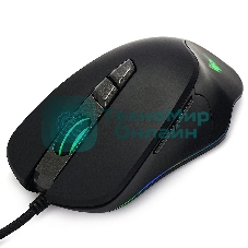 Мышь проводная Crown CMGM-903 черный, 7000 dpi, USB, кнопки - 7