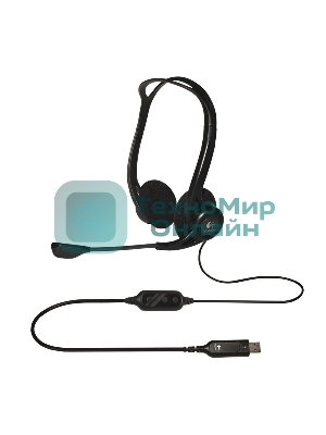 Гарнитура Logitech PC Headset 960 Stereo чёрный, проводная, USB