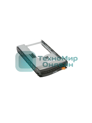 Корзина Supermicro MCP-220-00138-0B Tool-less NVMe Black gen-5 3.5-to-2.5 drive tray, Orange tab