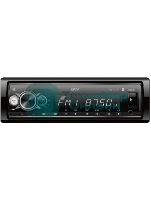 Автомагнитола ACV AVS-946BW, 1 DIN, Bluetooth, USB Type-A, AUX
