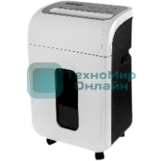 Шредер Gladwork Dream P-14M белый/черный (секр.P-5) перекрестный 17лист. 20лтр. скрепки скобы пл.карты