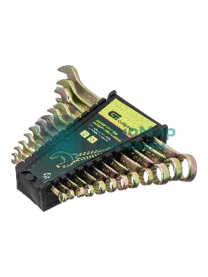 Набор ключей Сибртех комбинированных 6-22 мм. 12 шт.