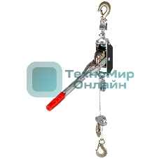 Лебедка рычажная Matrix тяга - 2 т, подъем - 0,8 т, одинарное храповое колесо