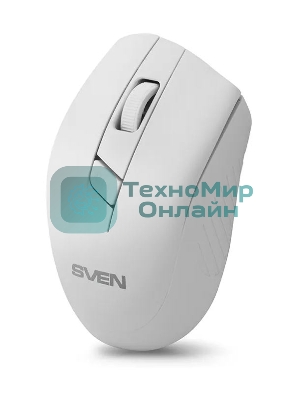 Мышь беспроводная SVEN RX-325 белый, 1000 dpi, радиоканал, USB, кнопки - 4