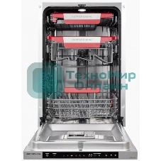 Встраиваемая посудомоечная машина Kuppersberg GSM 4574, серебристый, 44.8 см, 10 компл., 47 дБ, класс A++