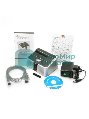 Док-станция для HDD AgeStar 3CBT2 SATA II пластик серебристый 1