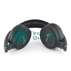 Беспроводные/проводные наушники Gembird BHS-100 черный, накладные, Bluetooth + проводной, складная конструкция, до 6 ч