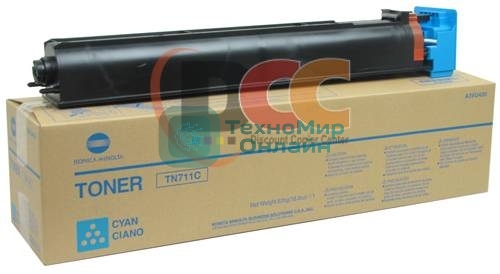 Тонер Konica-Minolta bizhub C654/754/Pro C754 синий TN-711C