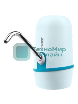 Помпа электрическая Centek CT-3002 Blue 2.2л/мин 8Вт, 2 насоса, Li 1200 мАч, USB зарядка, LED