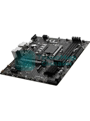 Материнская плата MSI PRO B760M-P DDR4, LGA 1700, Intel B760, 4xDDR4, 4xSATA, 2xM.2, 1xPCIe 4.0 x16, 2xPCIe 3.0 x1, 1xHDMI, 1xDP, 1xVGA, 1x1Gb LAN, 4xUSB-A 2.0, 1xUSB-A 3.2 Gen 1, 1xUSB-C 3.2 Gen 2, 3x3.5 мм, 7.1, mATX