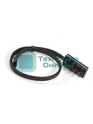 Разветвитель питания с 4pin материнской платы на 1 CPU кулер и 3 корпусных вентилятора ExeGate EX-CC-4p4xF-0.3 (4pin F/4x4pinM, 0,3м)