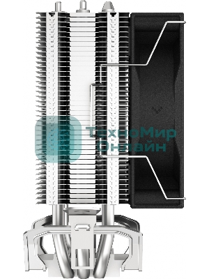 Кулер для процессора DEEPCOOL AG300 серебристый, 92 мм, алюминий/медь, 3050 об/мин, 30.5 дБ, 4 pin, 150 Вт, 129 мм