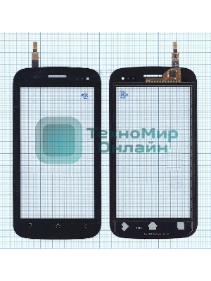 Сенсорное стекло (тачскрин) для Micromax A110 Canvas 2 черное