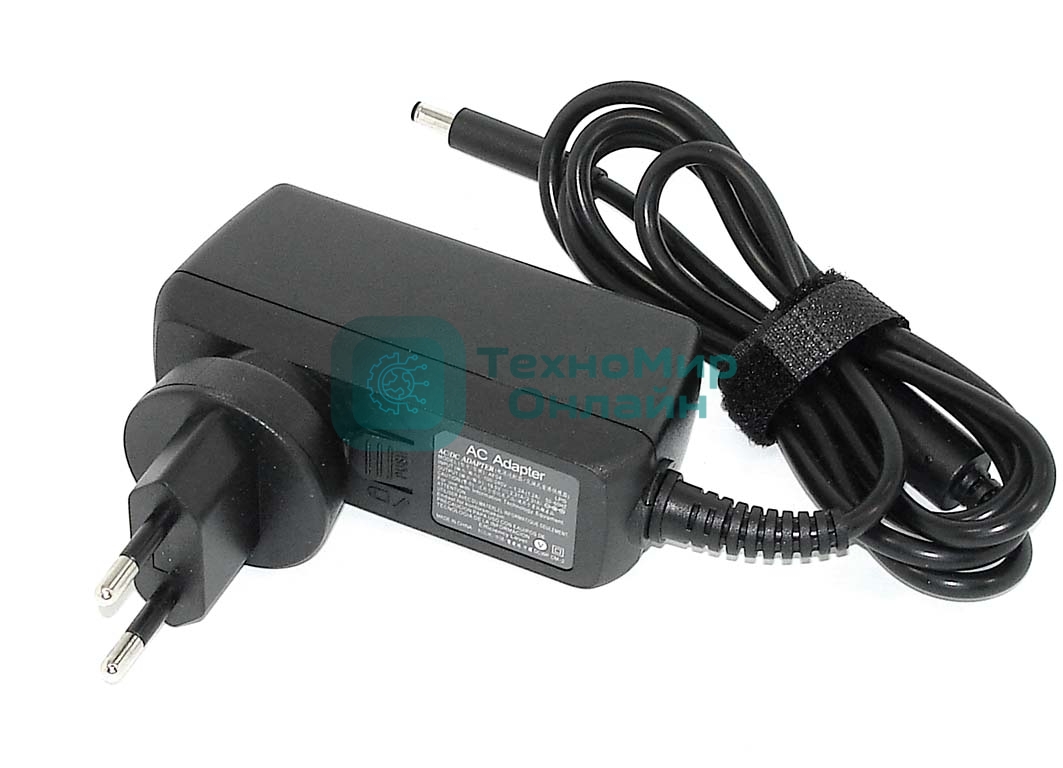 Блок питания (сетевой адаптер) для ноутбуков Dell 19.5V 2.31A 4.5ммx3.0мм 45W Travel Charger OEM