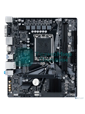 Материнская плата Gigabyte H610M S2H V2, LGA 1700, Intel H610, 2xDDR5, 4xSATA, 1xM.2, 1xPCIe 4.0 x16, 1xPCIe x1, 1xHDMI, 2xDP, 1xD-Sub, 1x 1Gb LAN, 2xUSB-A 3.2 Gen 1, 4xUSB-A 2.0, 3x 3.5 мм, 7.1, mATX