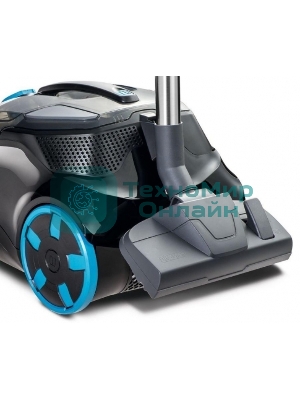 Пылесос Thomas DryBOX черный/синий, 300/1700Вт, уборка сухая, пылесборник контейнер 2.1 л