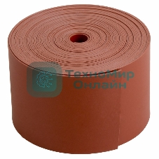 Термоусаживаемая лента с клеевым слоем Rexant 50 мм х 0,8 мм, красная, ролик 5 м, ТЛ-0,8