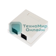 Рoзетка компьютерная внешняя Rexant 2-порта RJ-45 (8P8C), UTP неэкранированная, категория 6