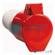 Розетка кабельная 16А 380В 3P+PE+N ССИ-215 IP44 IEK PSR22-016-5