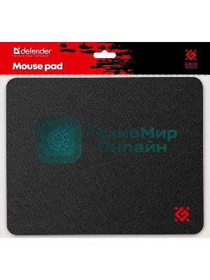 Коврик для мышки Defender черный ONE 50016