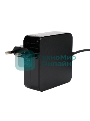 Блок питания Gembird для ноутбуков и Алисы NPA-DC11, PD3.0, 65Вт, штекер Type-C, коробка