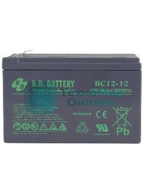 Батарея для ИБП B.B. Battery BC 12-1212V 12Ah